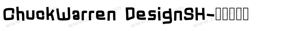 ChuckWarren DesignSH字体转换